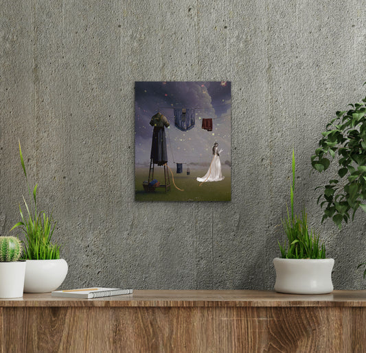 Gone 11"x14" Metal Print