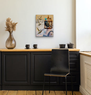 Hard Won 16"x20" Metal Print