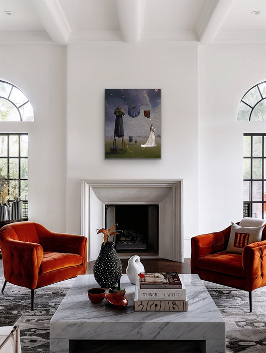 Gone 30"x40" Metal Print