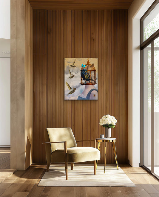 Hard Won 30"x40" Metal Print