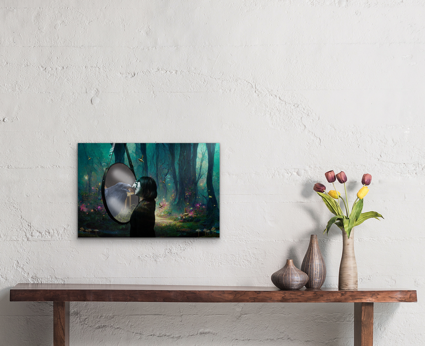 Becoming 11"x17" Metal Print