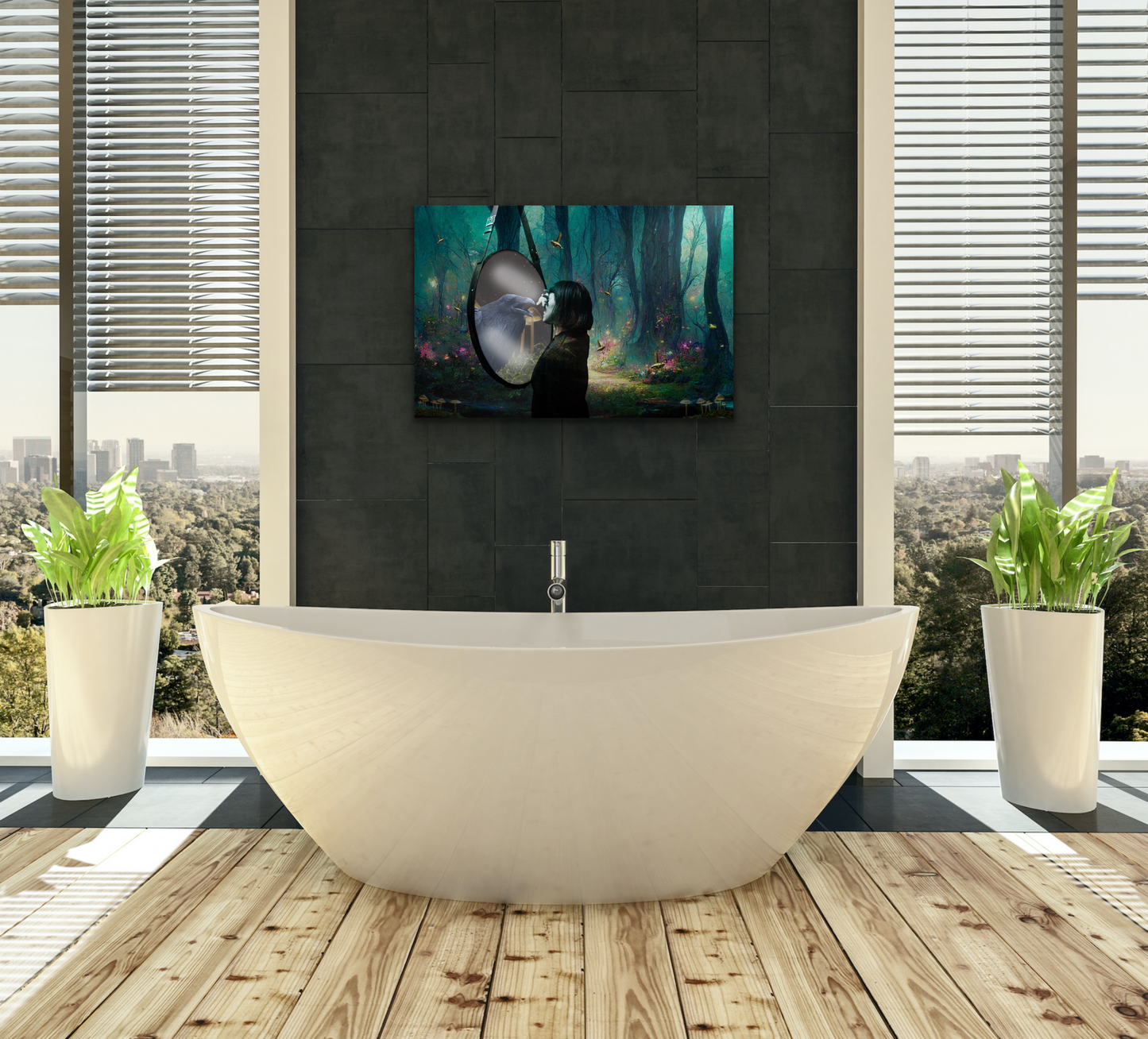 Becoming 30"x40" Metal Print