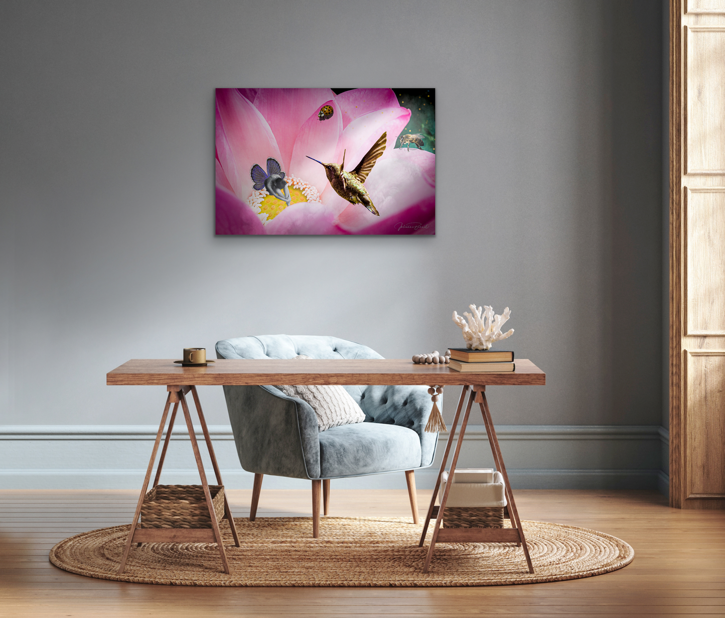 Friends Abide 30"x40" Metal Print