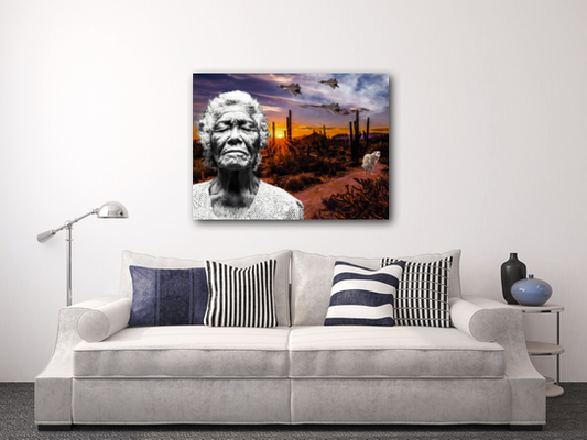 What is Freedom? What is Country? 30"x40" Metal Print