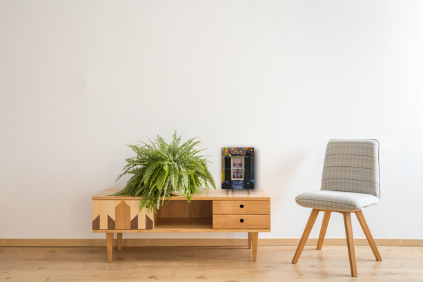 The Window is the Window 11"x14" Metal Print