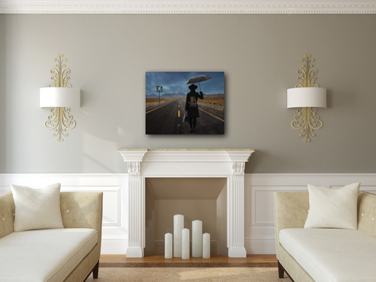 The Body Keeps the Score 24"x30" Metal Print