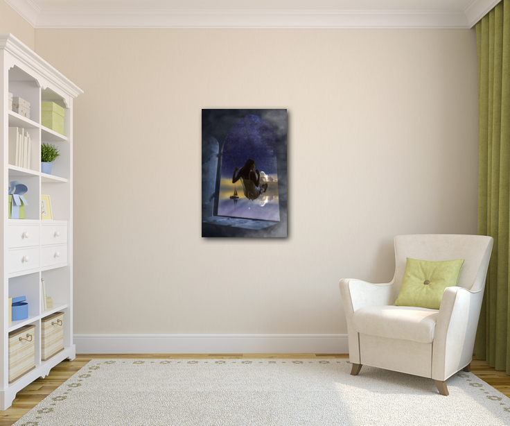 Out There 16"x24" Metal Print